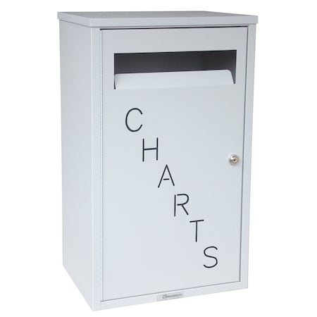 Omnimed Medical Records Drop Box, Light Gray 209100_LG